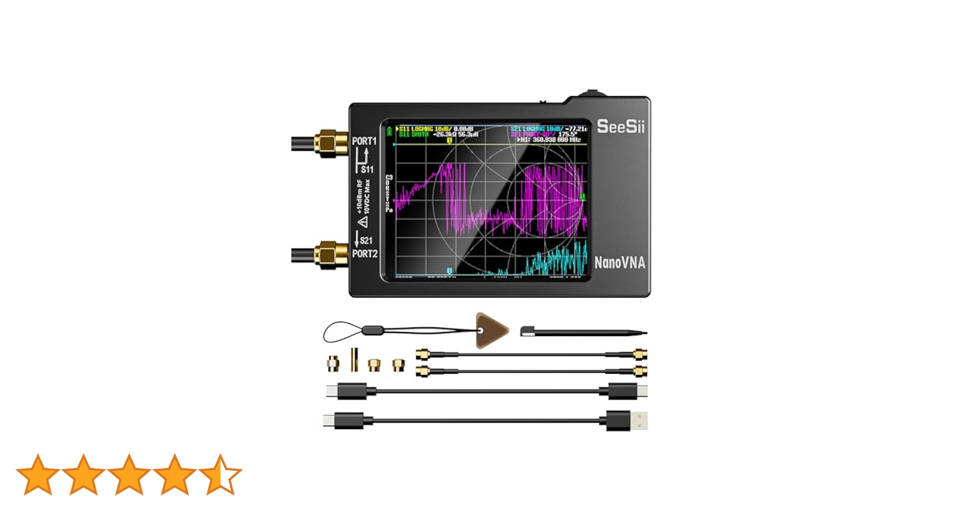 Amazon.co.jp: SEESII Nanovna-H ベクトルネットワーク